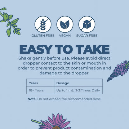 MARYRUTH'S Organic Lymphatic Support Liquid Drops, Herbal Blend, Non-GMO | USDA Organic, Herbal Blend with Echinacea & Elderberry, Blue Vervain, Vegan, Alcohol-Free, Non-GMO